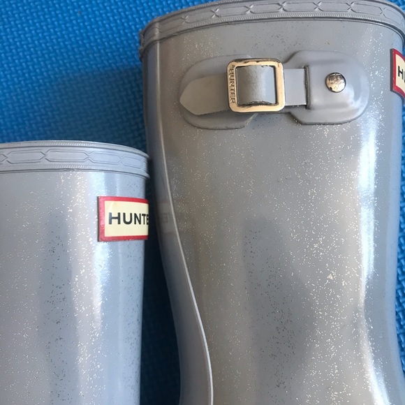Hunter Kids Original Starcloud glitter Boots - Picture 6 of 11